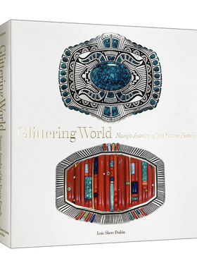 英文原版 Glittering World 闪闪发光的世界 亚兹家族的纳瓦霍珠宝 精装 英文版 进口英语原版书籍