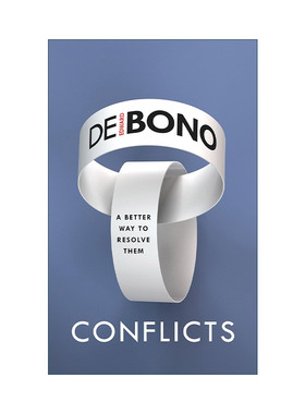 英文原版 Conflicts 应对冲突的第三种思维 爱德华·德博诺 英文版 进口英语原版书籍