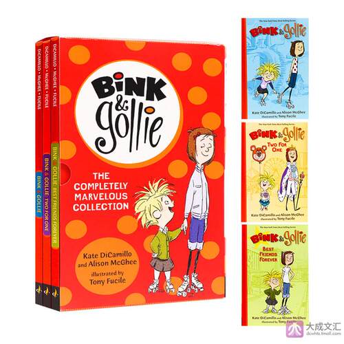 英文原版 Bink and Gollie The Completely Marvelous Collection 宾可和格里3册 课外读物 英文版儿童图书