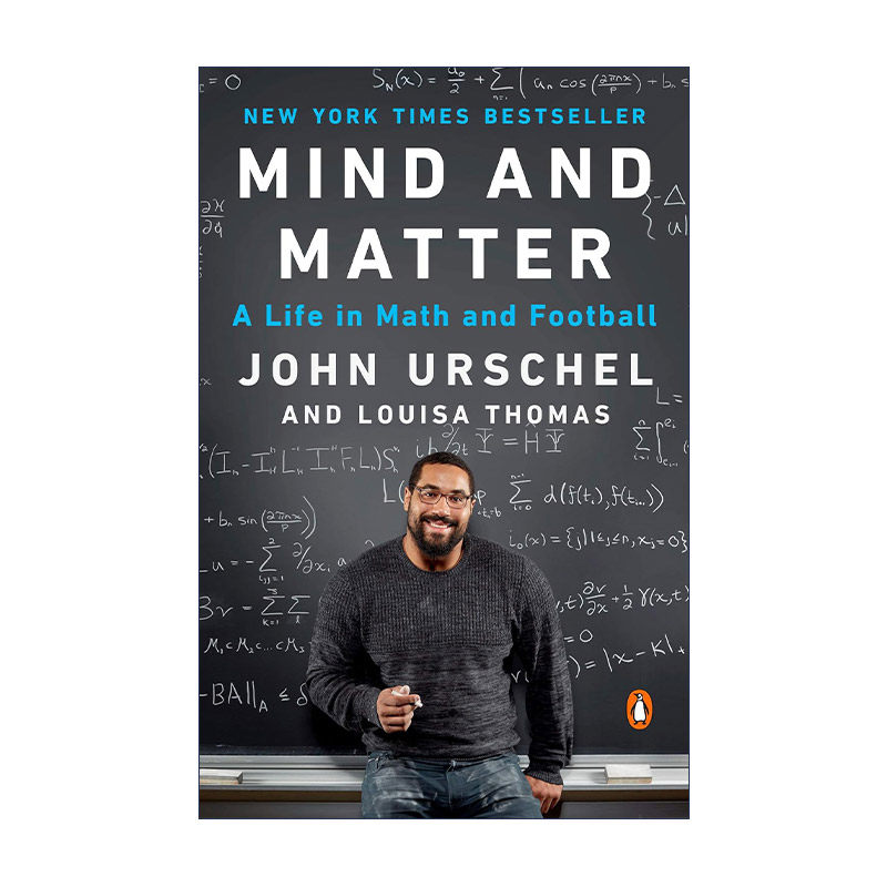 英文原版 Mind and Matter 心与物 数学与足球生活 NFL巴尔的摩乌鸦队防守线锋John Urschel传记 英文版 进口英语原版书籍