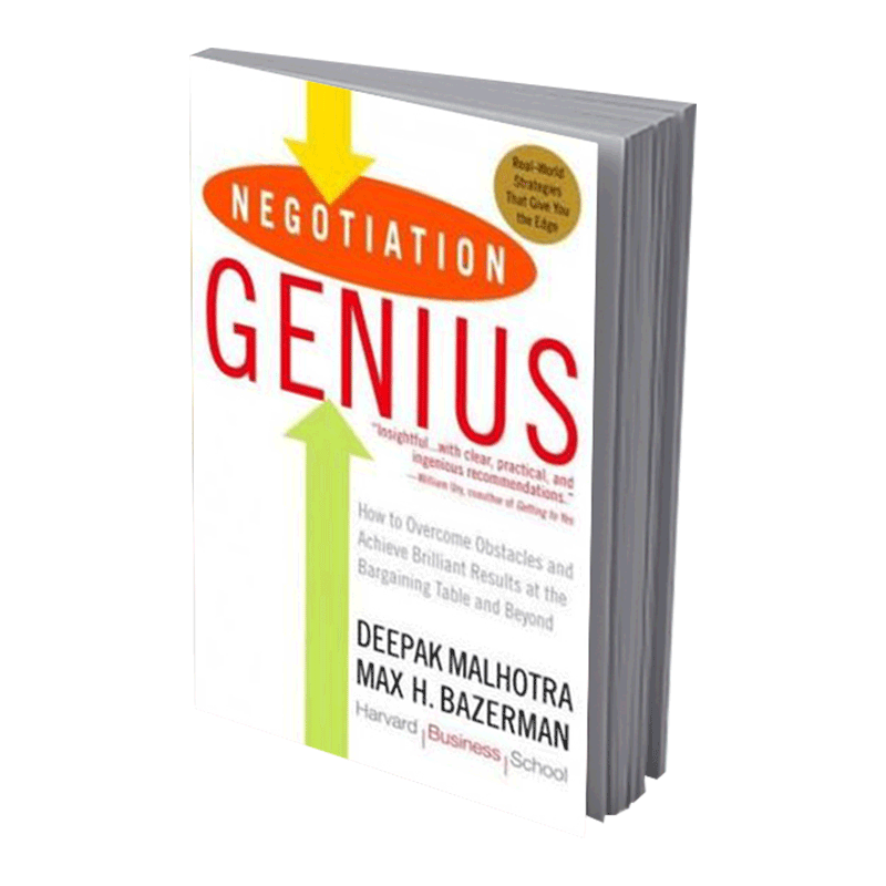 哈佛经典谈判术 豆瓣阅读 英文原版 Negotiation Genius Deepak Malhotra & Max Bazerman