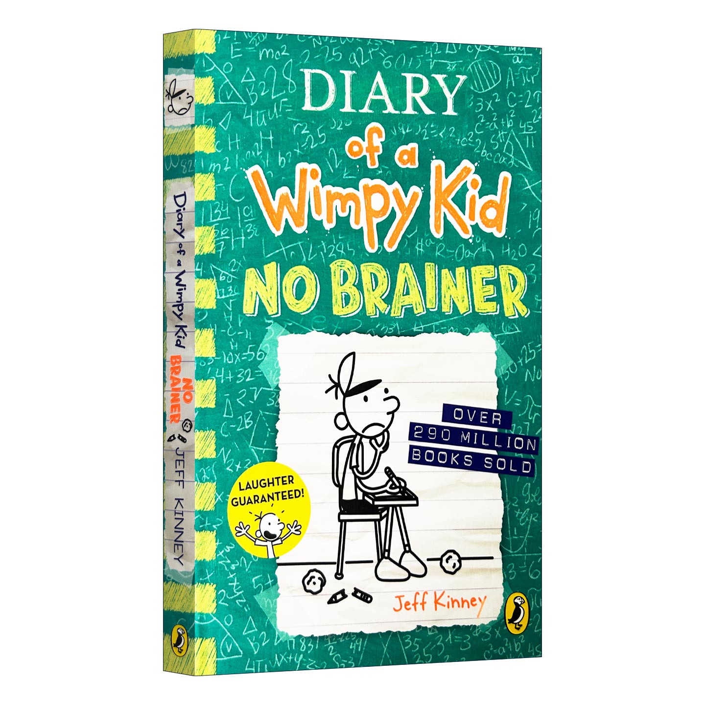英文原版 Diary of a Wimpy Kid No Brainer Book 18 小屁孩日记18 不动脑 英文版 进口英语原版书籍