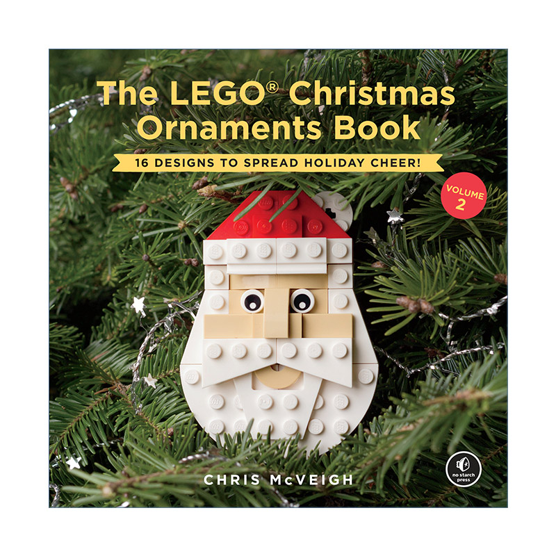 英文原版 The LEGO Christmas Ornaments Book Vol.2 圣诞主题乐高装饰品创意搭建指南2 精装 手工艺 Chris McVeigh 英文版