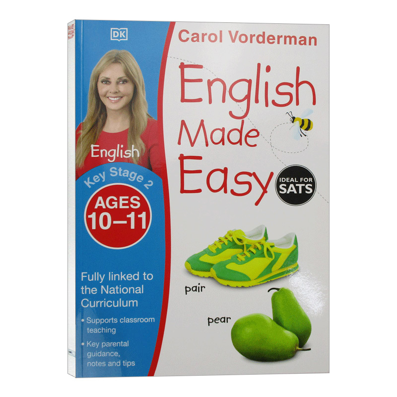 英文原版 English Made Easy Ages 10-11 Key Stage 2 DK英语一点通练习本 10-11岁 英文版 进口英语原版书籍儿童图书