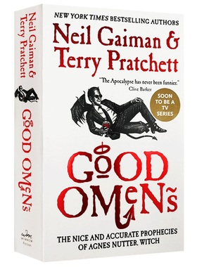 Good Omens 英文版奇幻小说 好兆头 英文原版 尼尔盖曼 Neil Gaiman 美剧原著 世界末日的故事 善恶大决战 英文版书 进口英语书籍