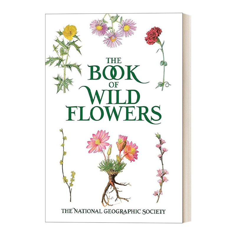 英文原版 The Book of Wild Flowers 野花书 250种野花和野草的彩色图版 英文版 进口英语原版书籍