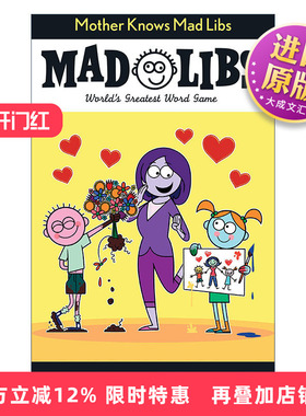英文原版 Mother Knows Mad Libs 母亲节主题 疯狂填词游戏 英文版 进口英语原版书籍