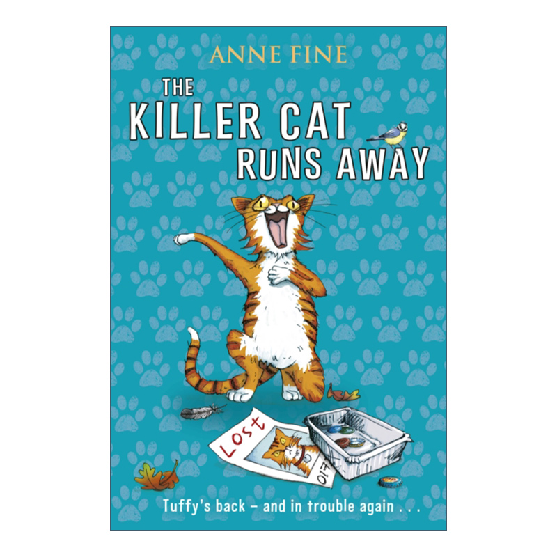 英文原版 The Killer Cat Runs Away 杀手猫日记6 安妮?范恩经典儿童小说 英文版 进口英语原版书籍