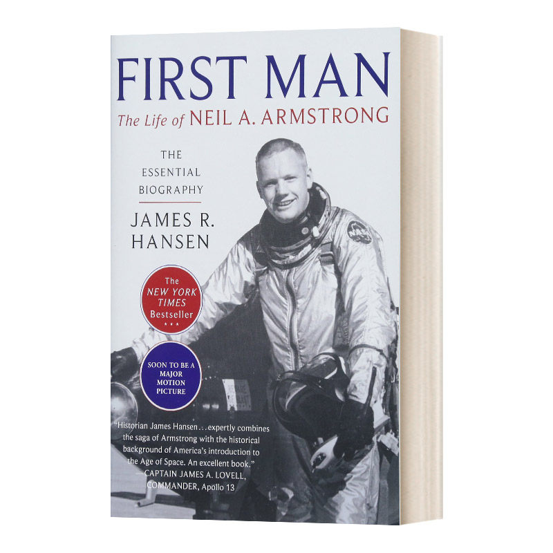 英文原版 first man 登月第一人 阿姆斯特朗的一生 英文版 进口英语