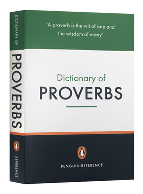英文原版 The Penguin Dictionary of Proverbs 企鹅参考书系列 谚语词典 英文版 进口英语原版书籍