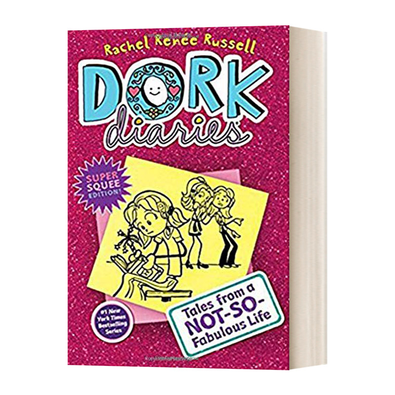 英文原版 Dork Diaries 1 多克日记1 英文版 怪诞少女日记 进口英语原版书籍