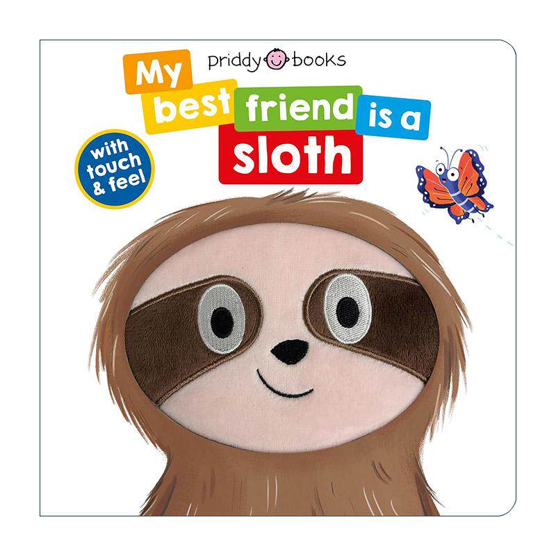 英文原版 My Best Friend is a Sloth 我的好朋友是一只树懒 纸板书 学前英语启蒙 英文版 进口英语原版书籍