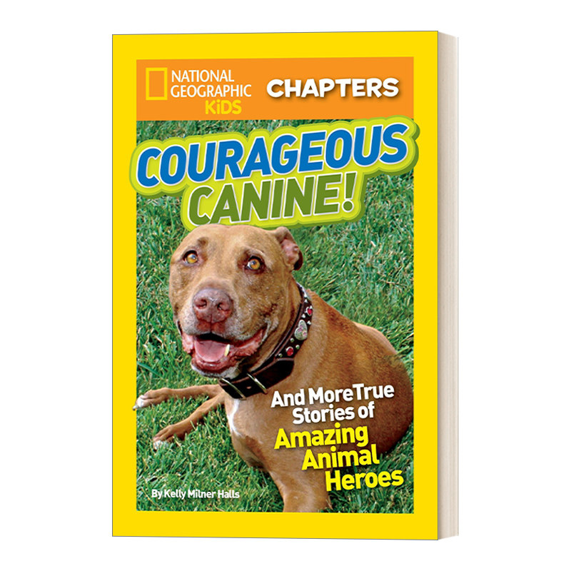 英文原版 National Geographic Kids Chapters Courageous Canine 国家地理儿童章节书 勇敢的狗狗 英文版 进口英语原版书籍