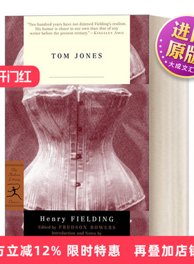 英文原版 Tom Jones Modern Library Classics 弃儿汤姆·琼斯的历史 Henry Fielding亨利·菲尔丁 兰登书屋 进口英语原版书籍