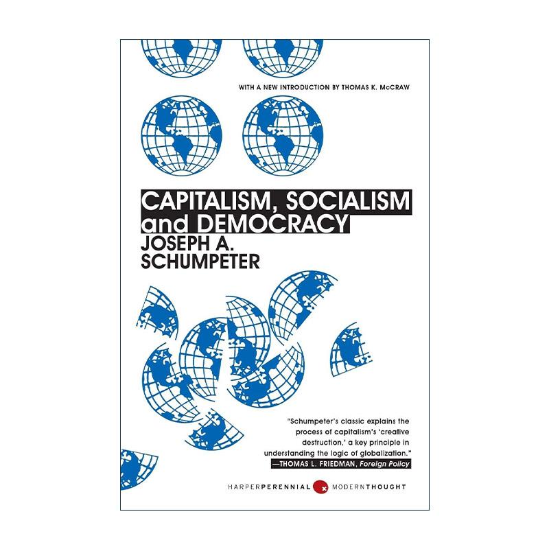 英文原版 Capitalism  Socialism  and Democracy 资本主义 社会主义和民主 第3版 约瑟夫·熊彼得 英文版 进口英语原版书籍