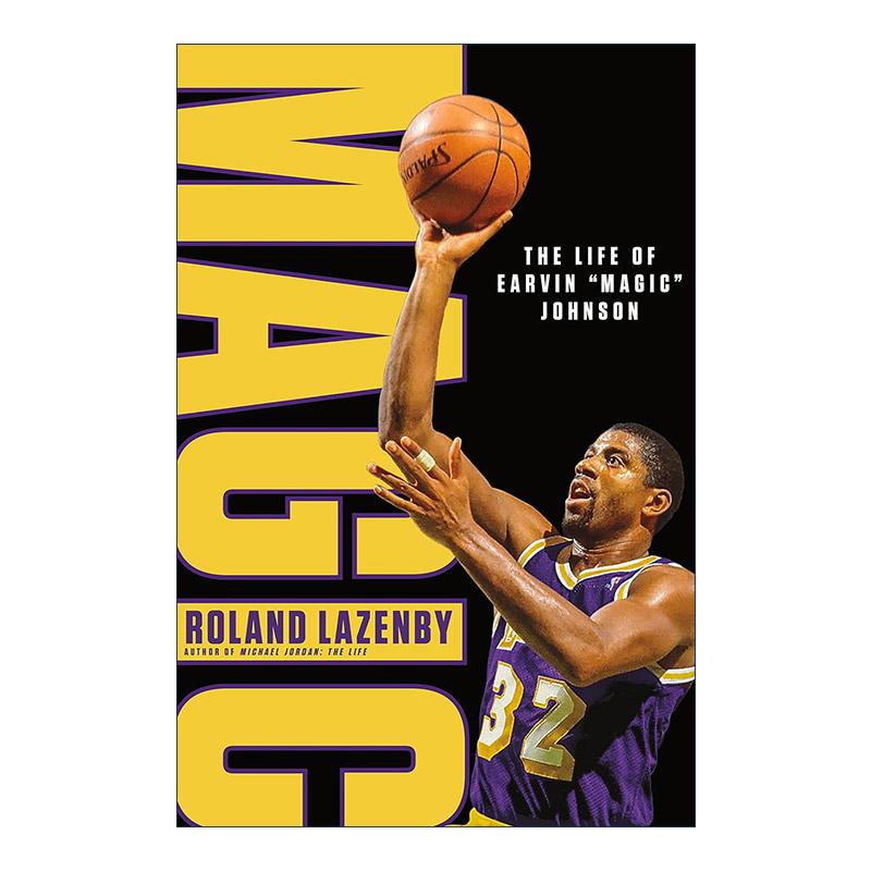 英文原版 Magic 魔术师 埃尔文约翰逊的一生 英文版 进口英语原版书籍