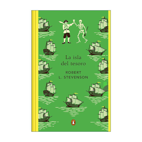 西班牙语原版 La isla del tesoro Treasure Island 金银岛 西班牙语版 企鹅经典 精装 罗伯特·斯蒂文森 进口原版书籍