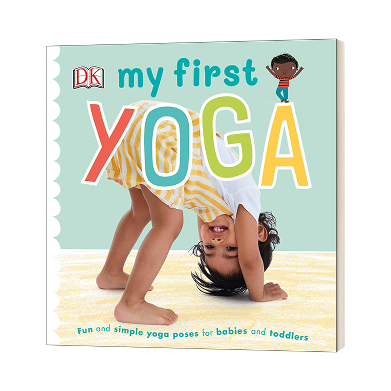 英文原版瑜伽启蒙纸板书
