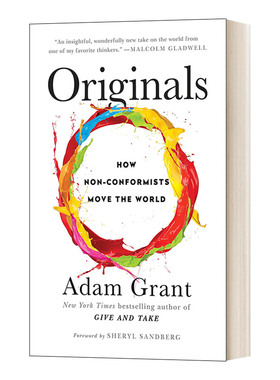 英文原版 Originals How Non-Conformists Move the World 反叛 改变世界的力量 华顿商学院最启发人心的一堂课2 英文版进口原版书