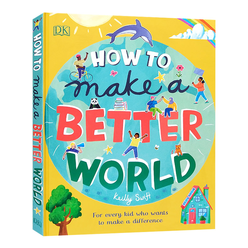 如何让世界更美好 how to make a better world 英文原版 儿童积极