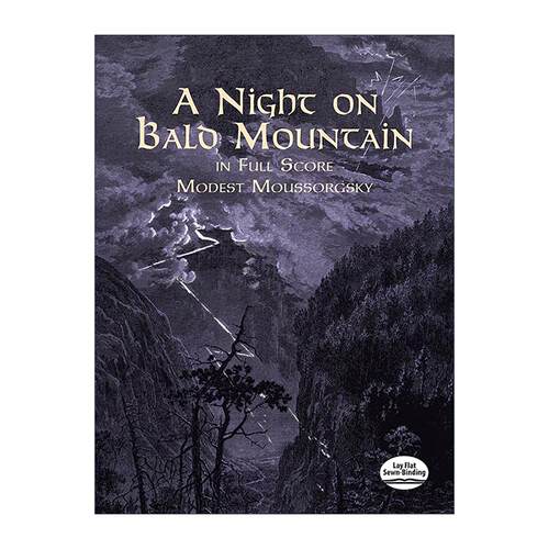 英文原版 A Night on Bald Mountain in Full Score 荒山之夜全谱 莫杰斯特·穆索尔斯基 迪士尼幻想曲 英文版 进口英语原版书籍