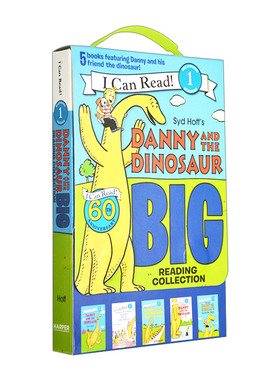 英文原版 Danny and Dinosaur 丹尼和恐龙5册盒装 I Can Read Level 1 分级阅读 英文版 进口英语原版书籍