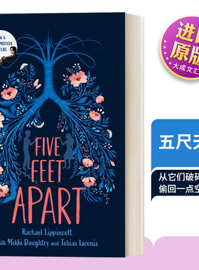 英文原版小说 Five Feet Apart 五尺天涯 英文版 进口英语原版书籍