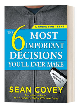 英文原版 The 6 Most Important Decisions You'll Ever Make  杰出青少年的6个决定 英文版 进口英语原版书籍