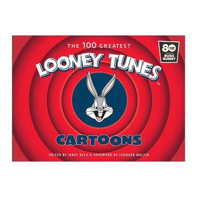 英文原版 The 100 Greatest Looney Tunes Cartoons 兔八哥卡通 精装 英文版 进口英语原版书籍