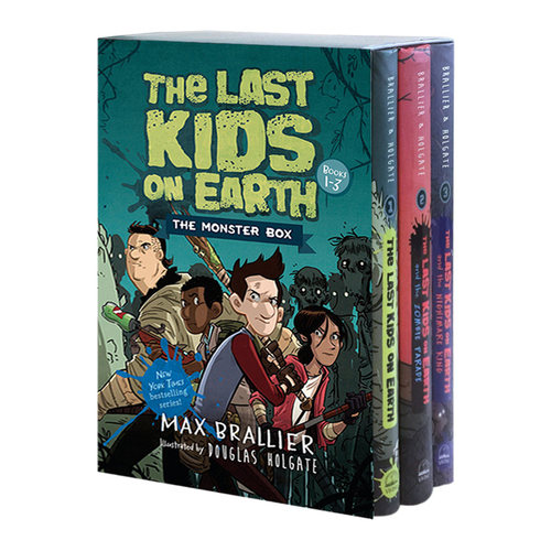The Last Kids on Earth The Monster Box 英文原版 地球上的孩子1-3册 英文版儿童英语漫画绘本 进口原版课外阅读书籍