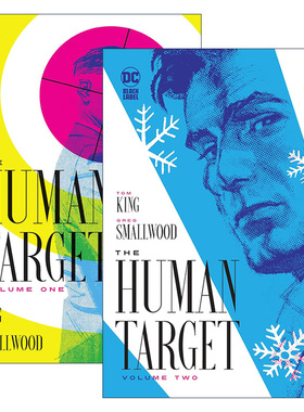 英文原版 The Human Target精装系列2册 DC黑标漫画 精装收藏版 Tom King 英文版 进口英语原版书籍