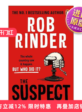 英文原版 The Suspect 头号嫌疑人 Rob Rinder 法律犯罪悬疑小说 周日泰晤士报畅销书 英文版 进口英语原版书籍
