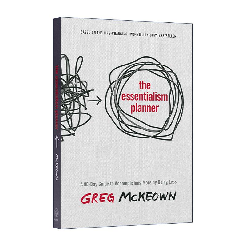 英文原版 The Essentialism Planner 精要主义规划簿 少做多得的90天指南 精要主义作者格雷戈·麦吉沃恩 精装 进口英语原版书籍