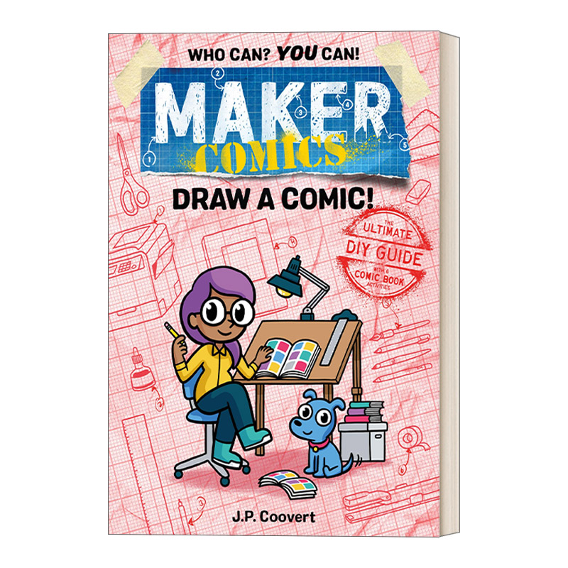 英文原版 Maker Comics Draw a Comic 创客漫画系列 画1副漫画 漫画绘画技巧  青少年艺术启蒙 英文版 进口英语原版书籍
