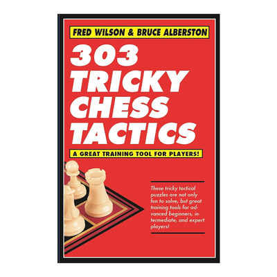 英文原版 303 Tricky Chess Tactics 303个棘手的国际象棋战术 英文版 进口英语原版书籍