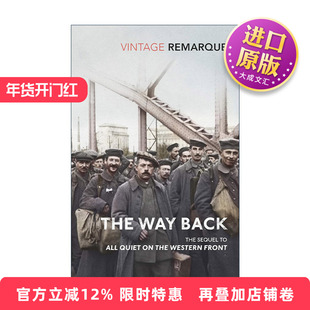 英文原版 The Way Back 西线归来 埃里希·玛丽亚·雷马克 西线无战事2 英文版 进口英语原版书籍