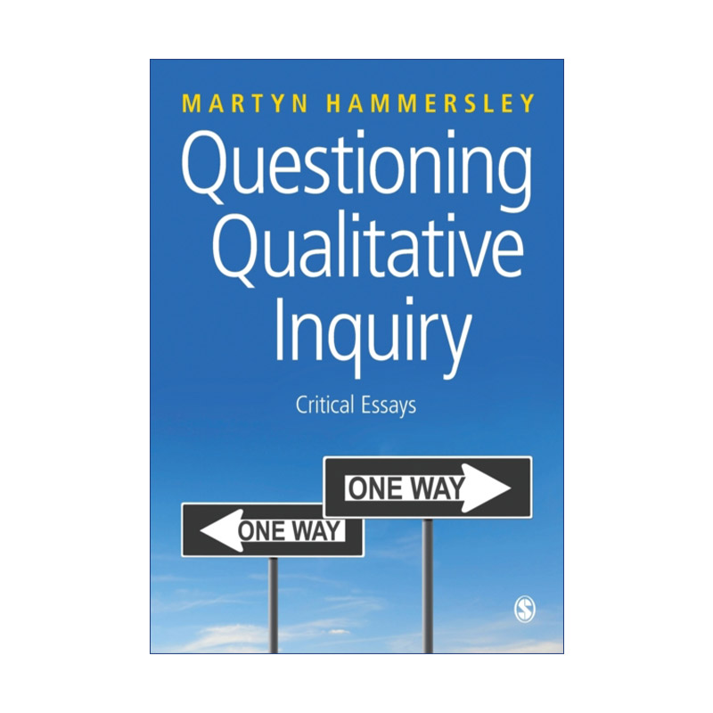 英文原版 Questioning Qualitative Inquiry 质疑定性调查 马丁·哈莫斯利 英文版 进口英语原版书籍