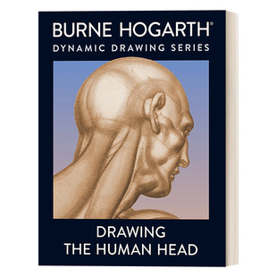 英文原版 Drawing the Human Head 绘制人体头部 绘画指南 艺术 Burne Hogarth 英文版 进口英语原版书籍