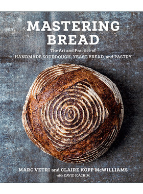 英文原版 Mastering Bread 面包制作指南 手工制作酸面包 酵母面包和糕点的艺术与实践 精装食谱 Marc Vetri 进口英语原版书籍