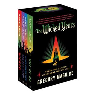 魔法坏女巫4册盒装 书籍 Wicked 进口英语原版 英文版 新封面 Set Box Series The 英文原版