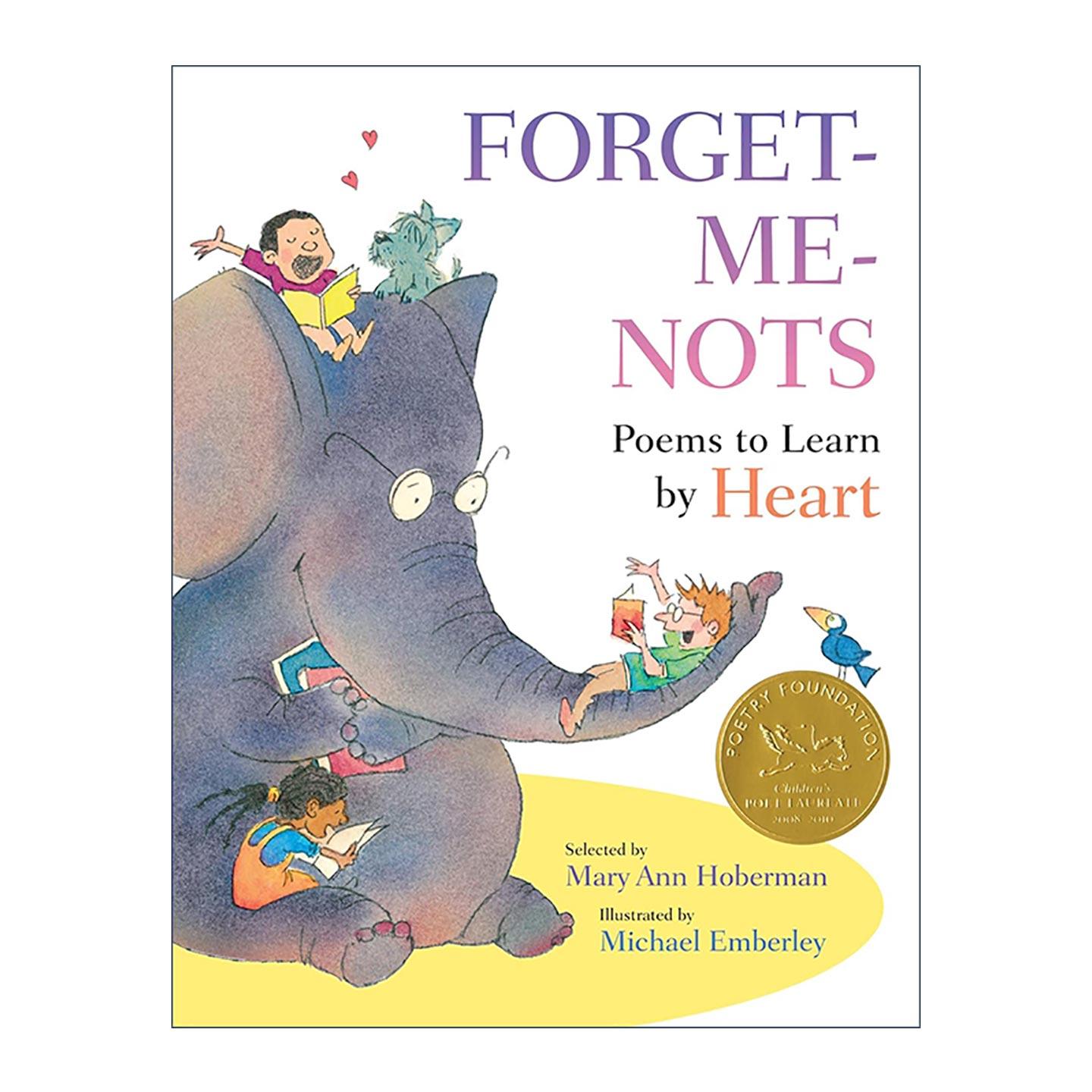 英文原版 Forget-Me-Nots 勿忘我 儿童诗歌集 精装 英文版 进口英语原版书籍