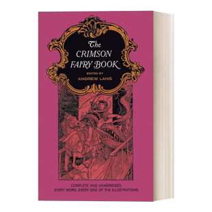 童话系列 书籍 Crimson 进口英语原版 英文版 朗格深红色童话 安德鲁·朗格经典 Book Fairy The 英文原版