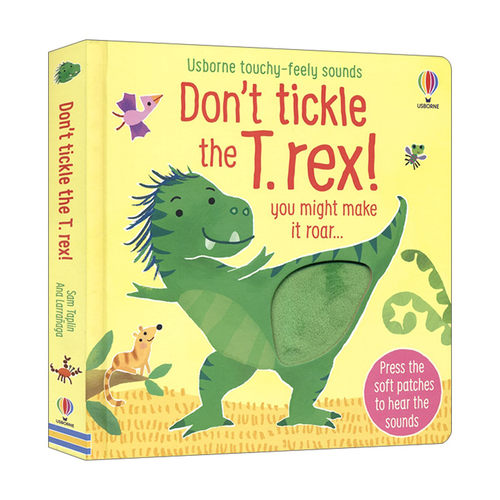 英文原版绘本 Don't tickle the T-rex! 别给霸王龙挠痒痒 儿童英语启蒙认知 英文版 进口英语原版书籍