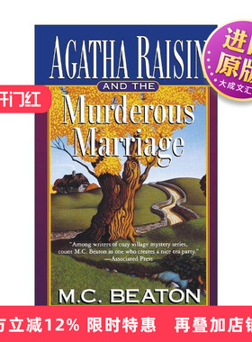 英文原版 Agatha Raisin and the Murderous Marriage 凶残的婚姻 阿加莎·瑞森探案集 英文版 进口英语原版书籍