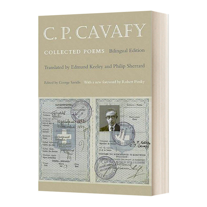 英文原版 C. P. Cavafy Collected Poems 朱敬卡瓦菲 诗集 英文版 进口英语原版书籍