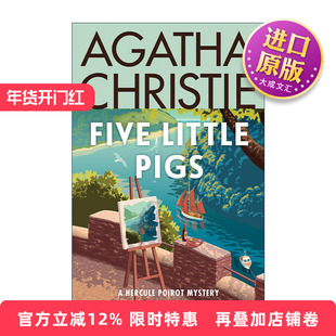 英文原版 Five Little Pigs 五只小猪/啤酒谋杀案 阿加莎波洛系列侦探小说 英文版 进口英语原版书籍