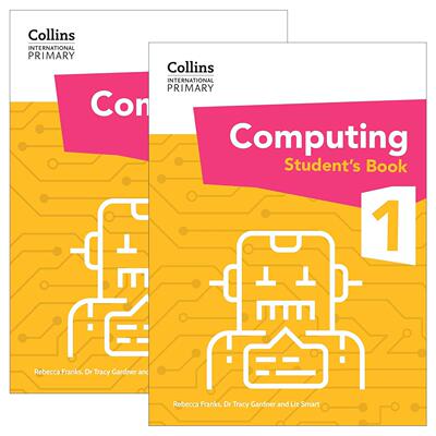 英文原版 Collins International Primary Computing 柯林斯国际小学计算机科学学生用书1+练习册2册 英文版 进口英语原版书籍