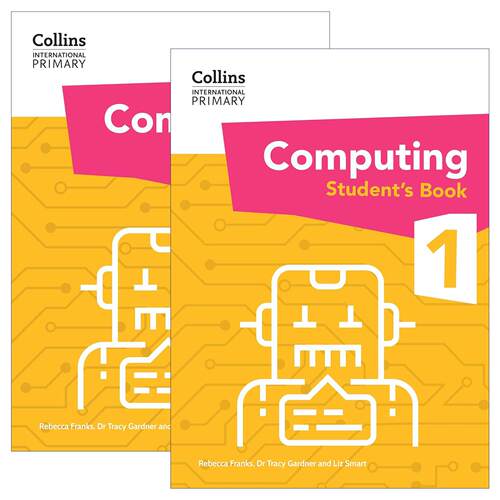 英文原版 Collins International Primary Computing 柯林斯国际小学计算机科学学生用书1+练习册2册 英文版 进口英语原版书籍