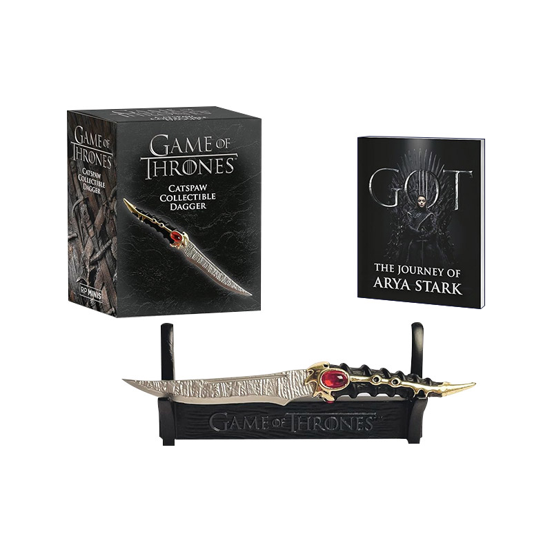 英文原版 Game of Thrones Catspaw Collectible Dagger 权力的游戏 猫爪收藏匕首 桌面摆件 迷你文创 英文版 进口英语原版书籍