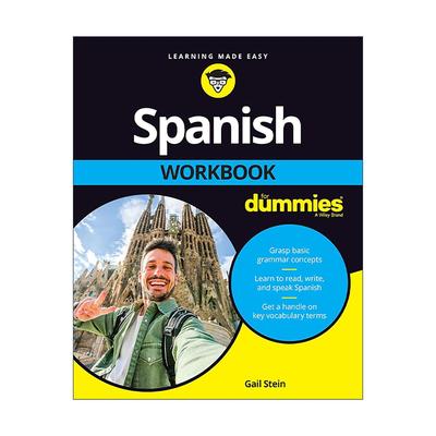 原版 Spanish Workbook for Dummies 西班牙语练习册 进口原版书籍